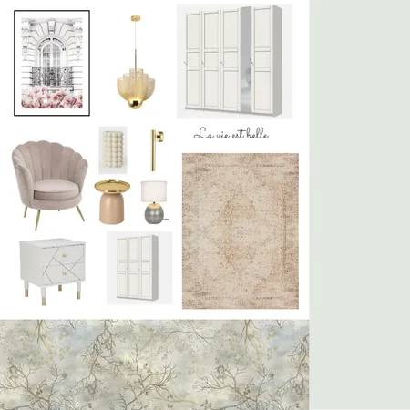 Raluca dormitor Interior Design Mood Board by Designful.ro on Style Sourcebook