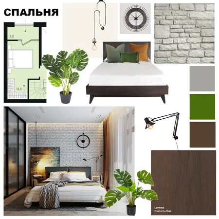 Модуль 2. Страница 7. Спальня Interior Design Mood Board by Vilenkina on Style Sourcebook
