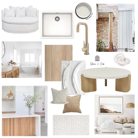 Coastal inspo Interior Design Mood Board by Stone and Oak on Style Sourcebook
