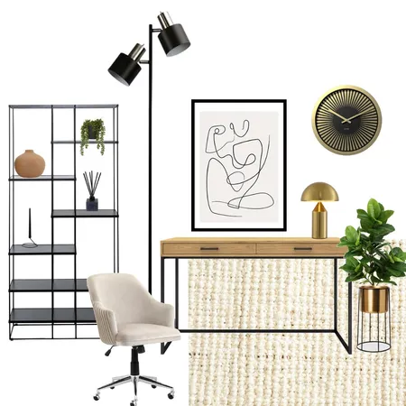 Study Interior Design Mood Board by Lillians Design & Styling on Style Sourcebook