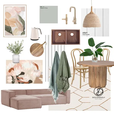 Colorful coastal Interior Design Mood Board by Designingly Co on Style Sourcebook
