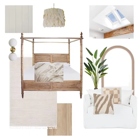 Relaxed Coastal neutral bedroom Interior Design Mood Board by Brighton_beachhouse on Style Sourcebook