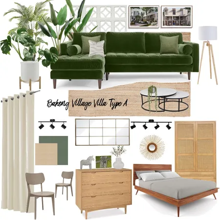 Bakong Village Villa A Interior Design Mood Board by chan Venly on Style Sourcebook