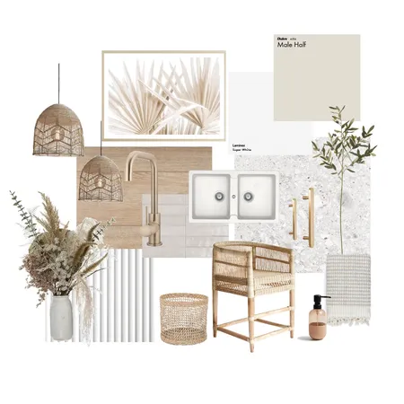 Boho Kitchen Interior Design Mood Board by Emma Dickson Designs on Style Sourcebook