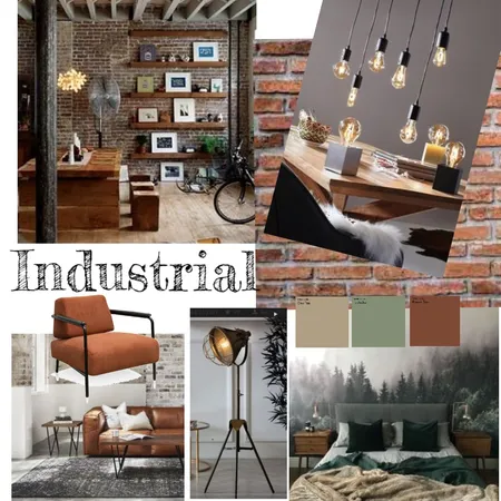 Industrial MB Interior Design Mood Board by Kinga Horvath on Style Sourcebook