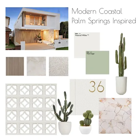 Modern Coastal - Palm Springs Exterior Interior Design Mood Board by Sunday House Projects on Style Sourcebook