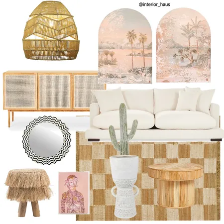 Interior Haus Boho Interior Design Mood Board by jaydekellaway on Style Sourcebook