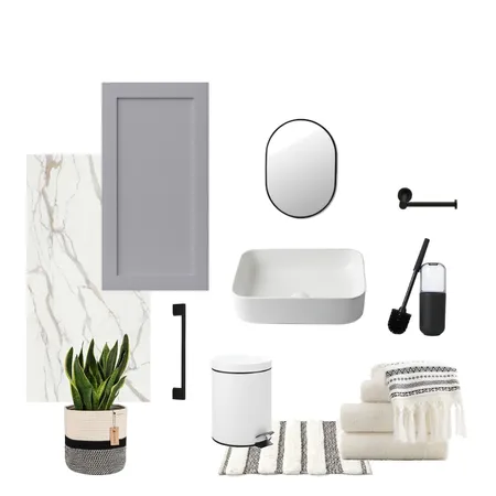 Lukhonga Guest WC - Option 2 Interior Design Mood Board by Khanyisa.Miya on Style Sourcebook