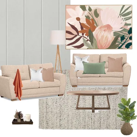 Sue Lounge Room Interior Design Mood Board by Her Abode Interiors