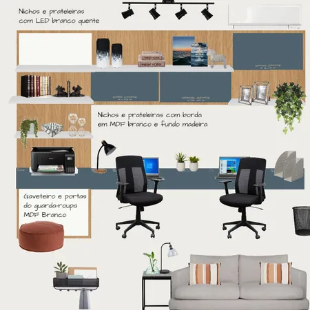 OFFICE ISA Interior Design Mood Board by Tamiris