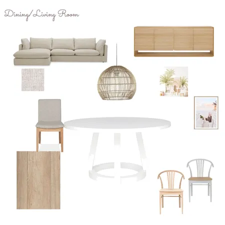 Dining/Living Room Interior Design Mood Board by rosanna.tavella@adelaide.edu.au on Style Sourcebook