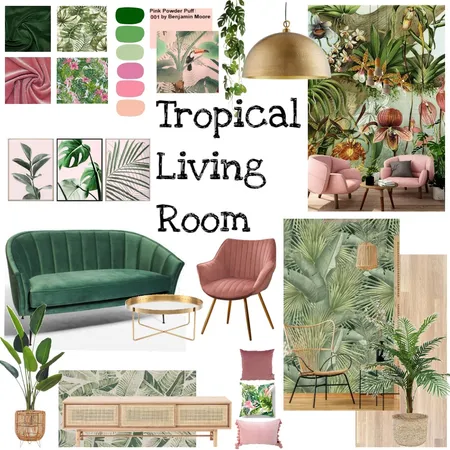 tropical1 Interior Design Mood Board by Tal Wilheim on Style Sourcebook