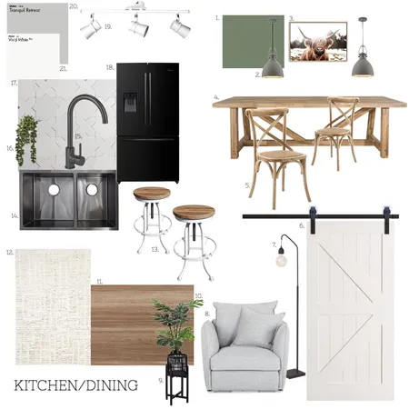 Farm/Industrial Mood Board Interior Design Mood Board by demimariedesigns on Style Sourcebook