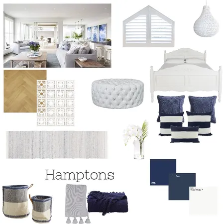 hamptons Interior Design Mood Board by Emily Fox on Style Sourcebook