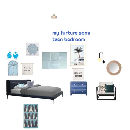 my future sons bedroom Interior Design Mood Board by xLemonTeax on Style Sourcebook
