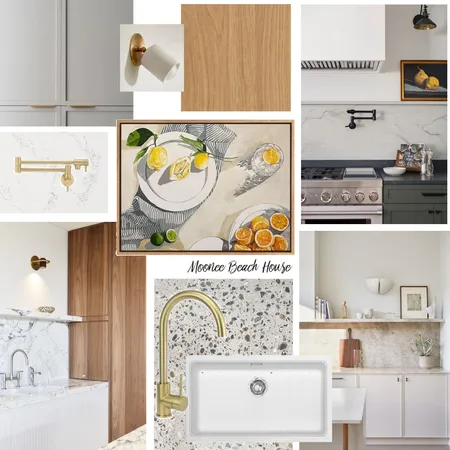 Modern Coastal Barn Kitchen Interior Design Mood Board by EKT on Style Sourcebook