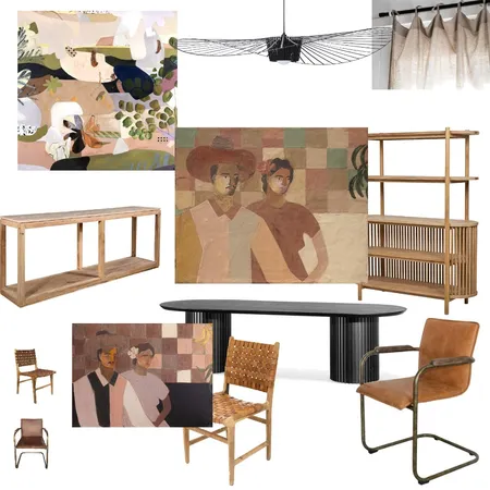 Rustic Luxe Dining 2 Interior Design Mood Board by lisapires on Style Sourcebook