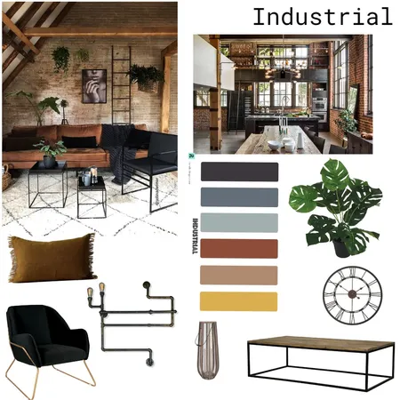 Industrial Interior Design Mood Board by coleenpollard on Style Sourcebook