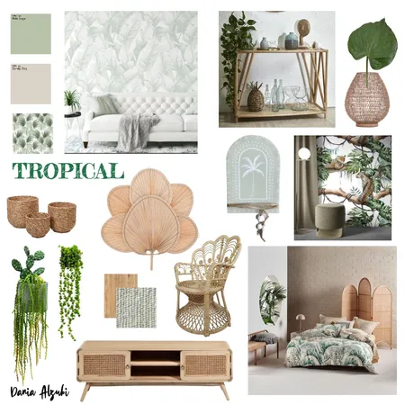 tropical Interior Design Mood Board by DN on Style Sourcebook