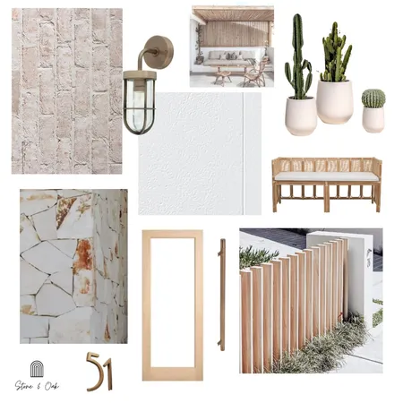 coastal facade Interior Design Mood Board by Stone and Oak on Style Sourcebook
