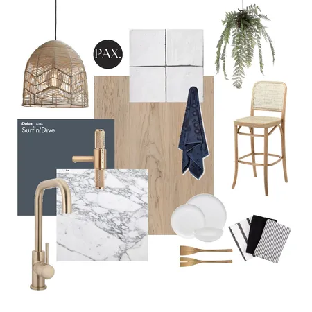 Kitchen Flat Lay Interior Design Mood Board by PAX Interior Design on Style Sourcebook