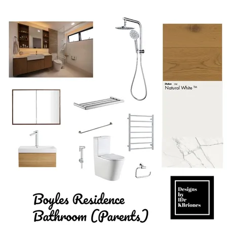 Parents' Bathroom Interior Design Mood Board by KB Design Studio on Style Sourcebook
