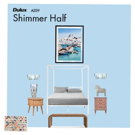 Coastal bedroom Interior Design Mood Board by Ellie Lisgaras on Style Sourcebook