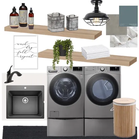 Laundry Interior Design Mood Board by Connect & Create Design on Style Sourcebook