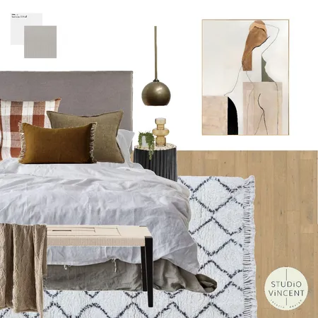 Cozy Bedroom 6 Interior Design Mood Board by Studio Vincent on Style Sourcebook
