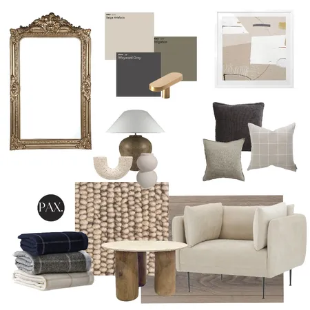 Warm Neutrals Interior Design Mood Board by PAX Interior Design on Style Sourcebook
