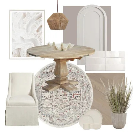 Calm Coastal Dining Interior Design Mood Board by Miss Amara on Style Sourcebook