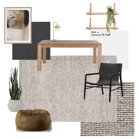 Moody Scandinavian Study Interior Design Mood Board by Miss Amara on Style Sourcebook