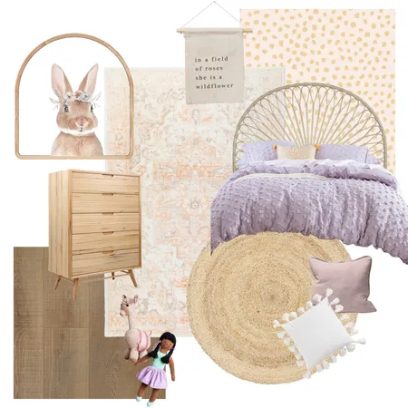Whimsical Girl's Bedroom Interior Design Mood Board by Miss Amara on Style Sourcebook