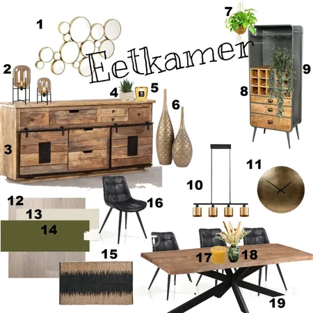 Moodboard eetkamer Interior Design Mood Board by @DesignerTiff on Style Sourcebook
