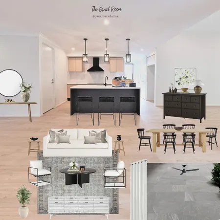Casa Macadamia - Great Room Edge Round Coffee Table Interior Design Mood Board by Casa Macadamia on Style Sourcebook
