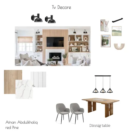 tv decore - to abrar Interior Design Mood Board by Afnan_gh1 on Style Sourcebook