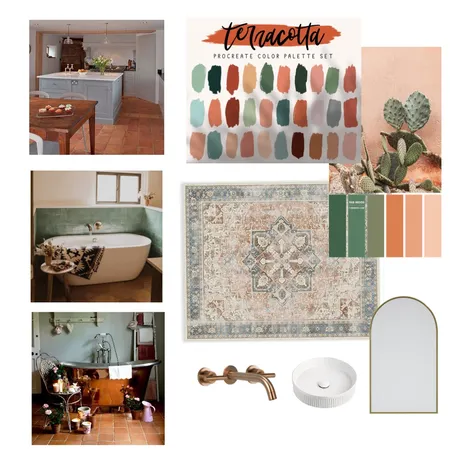 Niamh's Bathroom Interior Design Mood Board by GableandNor on Style Sourcebook