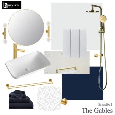 Bevnol Homes 'The Gables' Display Home Ensuite 1 Interior Design Mood Board by Linden & Co Interiors on Style Sourcebook