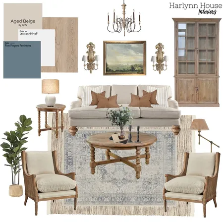Peacock Living Room Interior Design Mood Board by Shab2Fab on Style Sourcebook