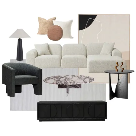 Dark Contemporary Interior Design Mood Board by Studio Tesoro on Style Sourcebook