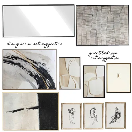 Art roundup Interior Design Mood Board by Rhiannon Lee, Oleander & Finch Interiors on Style Sourcebook