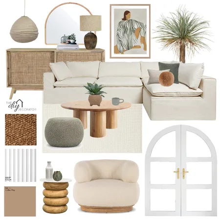 Modern neutrals Interior Design Mood Board by Thediydecorator on Style Sourcebook