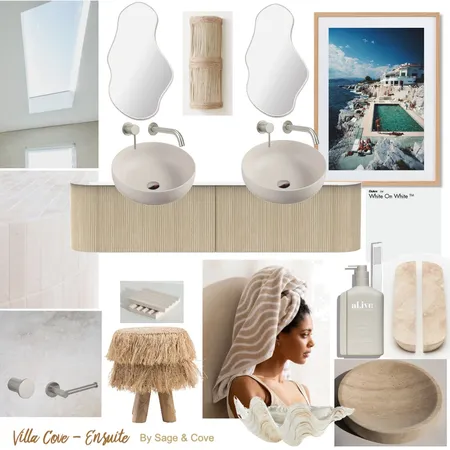 VILLA COVE - Ensuite Interior Design Mood Board by Sage & Cove Interiors on Style Sourcebook