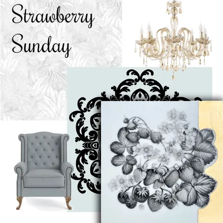 Strawberry Sunday Interior Design Mood Board by andrea.moser@bigpond.com on Style Sourcebook