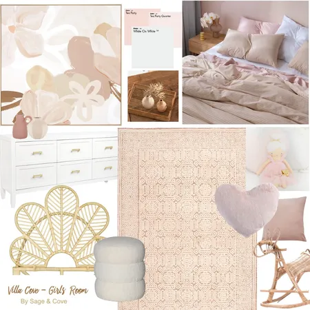 VILLA COVE - Girls room Interior Design Mood Board by Sage & Cove Interiors on Style Sourcebook