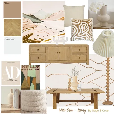 VILLA COVE - Living Area Interior Design Mood Board by Sage & Cove Interiors on Style Sourcebook