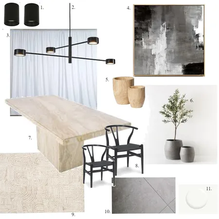 JOES HOUSE SAMPLE BOARD DINING Interior Design Mood Board by teresa arena on Style Sourcebook