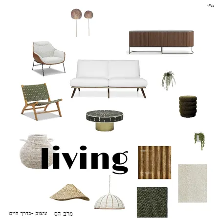 לוח השראה סלון Interior Design Mood Board by Meirav hass on Style Sourcebook
