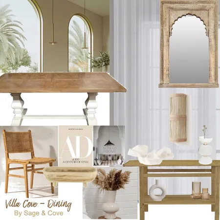 VILLA COVE - Dining Interior Design Mood Board by Sage & Cove Interiors on Style Sourcebook