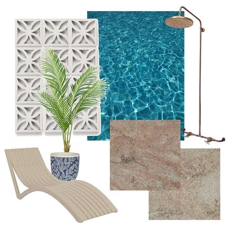 Pool Interior Design Mood Board by Brickworks on Style Sourcebook
